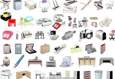 辦公用品矢量素材 功能、應用與獲取方式