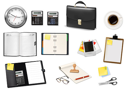 辦公用品圖標背景圖片免費下載｜教育咨詢服務素材大全